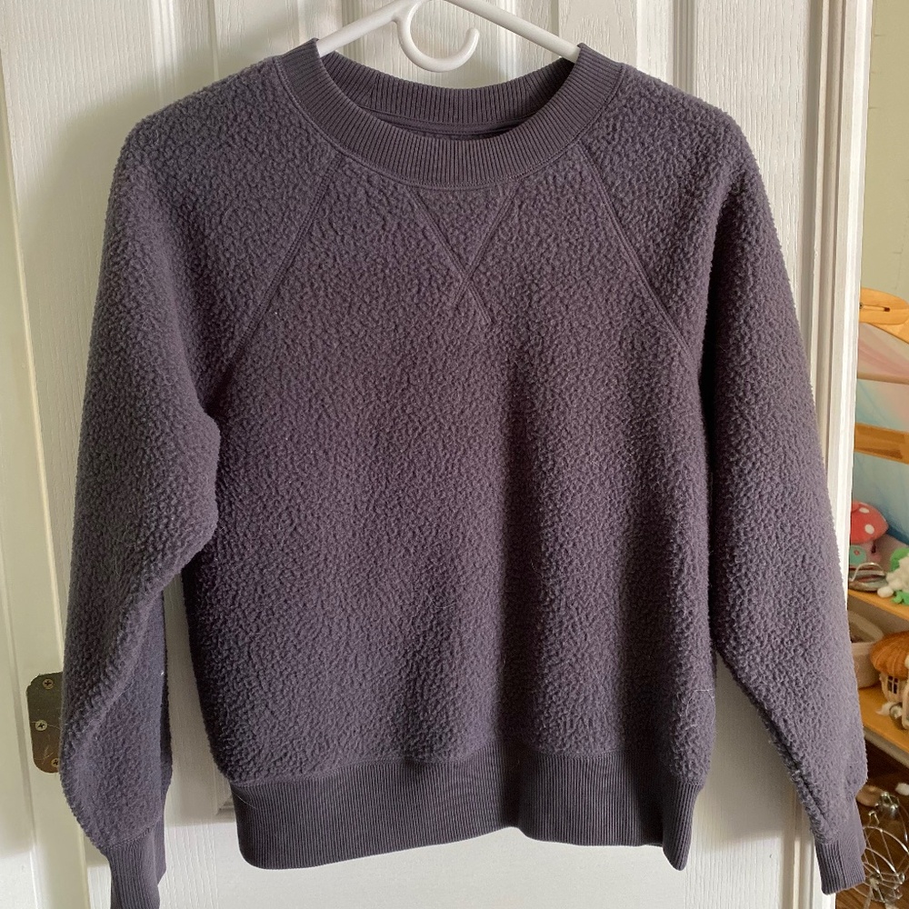 Everlane Renew Fleece Raglan Sweatshirt